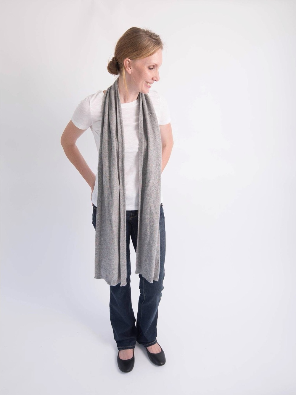 Sloomb Wool for Finch (Light Gray) Women's Stole Wrap